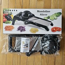 Cortador de alimentos Mandoline aço inoxidável cortador de alimentos com lâminas ajustáveis comprar usado  Enviando para Brazil