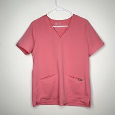 FIGS Hot Pink Casma Three Pocket Scrub Top Medium for sale  Shipping to South Africa