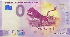 Billet euro lozere d'occasion  Achères