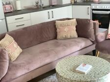 Pink sofa for sale  THORNTON HEATH
