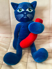 Peluche chat bleu d'occasion  Grenoble-