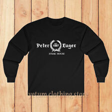 Peter Luger Steakhouse Restaurant Logo Long Sleeve T-Shirt Size S - 2XL for sale  Shipping to South Africa