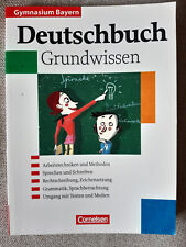 Deutschbuch grundwissen gymnas gebraucht kaufen  Germering