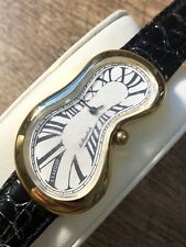 Raro Reloj Softwatch Vintage de Exaequo Salvador Dalí Reloj de Tiempo de Fusión Enchapado en Oro segunda mano  Embacar hacia Argentina