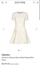 Mini vestido plissado Valentino Garavani detalhe em arco - usado uma vez - tamanho 36 RRP$4000+ comprar usado  Enviando para Brazil