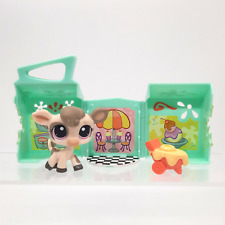 Littlest Pet Shop Cow #1351 Scoops 'n Shake Shop Original Figure Hasbro LPS 2012 for sale  Shipping to South Africa