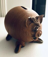 VTG POTTERY PIGGY BANK, used for sale  Shipping to South Africa