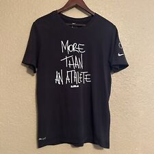 Camisa negra Nike Lebron James More than an Athlete para hombre talla mediana, usado segunda mano  Embacar hacia Argentina