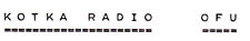 1987 QSL: OFU Kotka Radio, Kotka, Finlandia "radio przybrzeżne" na sprzedaż  Wysyłka do Poland