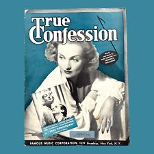 Partitura de música True Confession Carole Lombar MacMurray Sam Coslow Hollander 1937 comprar usado  Enviando para Brazil