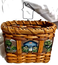 Vtg woven basket for sale  Knox
