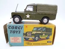 CORGI TOYS 357 LAND ROVER WEAPONS CARRIER IN ORIGINAL BOX 1964 HTF for sale  Shipping to South Africa