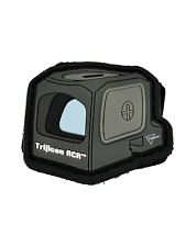 Used, SHOT Show 2024 Trijicon RCR Red Dot Sight PVC patch, Hook & Loop, NEW! for sale  Shipping to South Africa