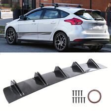 Carbon Car Rear Bumper Diffuser Spoiler Lip Splitter Fins For Ford Focus RS ST for sale  Shipping to South Africa