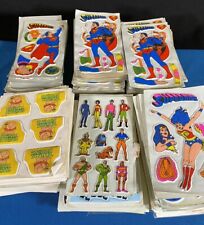 Lot 175 Sheets Vintage Puffy Stickers Supergirl Superman Ziggy Fish Coke & More for sale  Shipping to South Africa