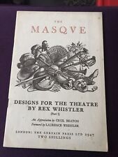 Masque designs theatre for sale  BASINGSTOKE