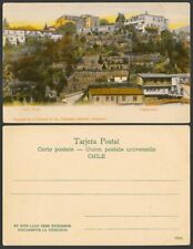 Chile cor antiga U.B. Cartão postal Valparaíso Cerro Alegre, casas prédios na colina, usado comprar usado  Enviando para Brazil