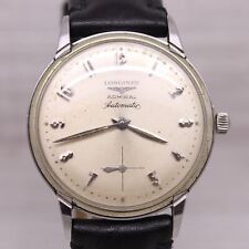 Usado, Vintage 1960 Longines Admiral 1200 33mm Relógio Automático de Aço MOLDURA FALTANDO comprar usado  Enviando para Brazil
