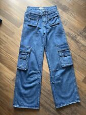 Jeans denim cargo usato  Barletta