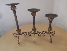 Metal candle sticks for sale  LEICESTER