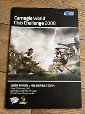 rugby league programmes world club challenge for sale  LEEDS