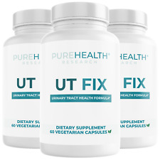 UT FIX Saúde do Trato Urinário, Suporte UTI, com D-Manose, PureHealth Research x3 comprar usado  Enviando para Brazil