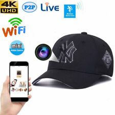 Boné de beisebol 64GB design HD 4K sem fio micro chapéu câmera de vídeo gravador IP WIFI comprar usado  Enviando para Brazil