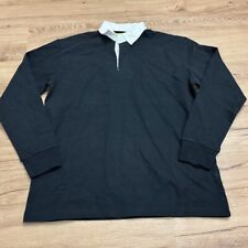 Nuevo Polo Rugby Market Negro Mangas Largas Rugby Ropa de Calle Para Hombres Grande segunda mano  Embacar hacia Argentina