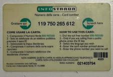 Carta telefonica tessuti usato  Lacchiarella