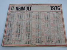 Ancien calendrier 1976 d'occasion  France