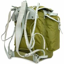 Mochila militar norueguesa genuína com moldura mochila de couro de lona exército pacote, usado comprar usado  Enviando para Brazil
