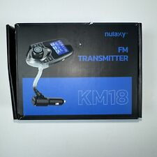 Transmisor FM inalámbrico Bluetooth para automóvil Nulaxy KM18 - negro USADO segunda mano  Embacar hacia Argentina