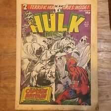 Hulk comic british for sale  IPSWICH