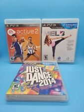 PS3 Get Fit with Mel B, Active 2 Personal Trainer, Just Dance 2014 TESTADO comprar usado  Enviando para Brazil