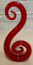 Red glass swirl for sale  ELLESMERE PORT