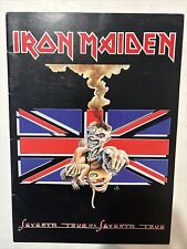1988 Iron Maiden Seventh Tour Of The Seventh Tour Book - Edição do Reino Unido - Muito bom+ comprar usado  Enviando para Brazil