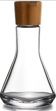 Nambe Vie Wine Decanter Acacia Wood Stopper Glass Carafe 10” NWOT for sale  Shipping to South Africa