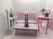 Barbie Plegable Pretty House Flower Garden Juego 67531 de Mattel 1996 - Usado en excelente condición segunda mano  Embacar hacia Argentina