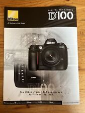 Nikon d100 brochure for sale  LONDON