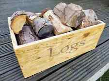 Rustic log box for sale  LEEDS