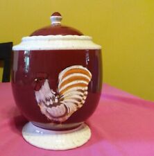  ROOSTER COOKIE JAR CANISTER -  Heartfelt KITCHEN CREATIONS YOUNGS 8.5" TALL -A1 for sale  Middletown