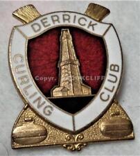 Broche de lapela DERRICK Curling Club EDMONTON alta vintage perfeito estado  comprar usado  Enviando para Brazil