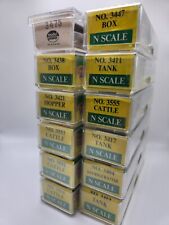 Used, Model Power N Scale Train Cars in Box Set of 12 for sale  Hampton