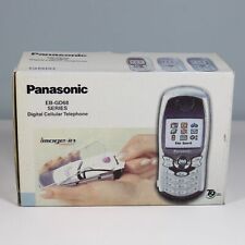 Teléfono celular Panasonic EB-GD68 vintage plateado internacional segunda mano  Embacar hacia Argentina