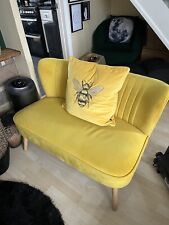 Mustard yellow sofa for sale  BEDFORD