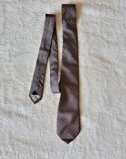 CORBATA MASSIMO DUTTI MARRON ORIGINAL 149 CM TRAJE BODA CAMISA TIE BROWN segunda mano  Embacar hacia Argentina