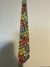 Planet Hollywood Directors Chair Film Reels Odyssey Yellow Mens Classic Neck Tie for sale  Shipping to South Africa