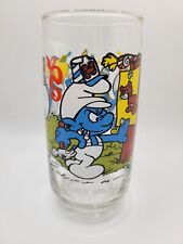 Vintage smurf glass for sale  De Graff