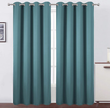 2 teal silver curtains for sale  West Mifflin