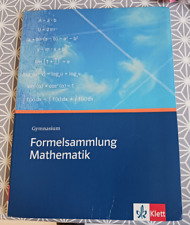 Klett formelsammlung mathemati gebraucht kaufen  Kappel-Grafenhausen